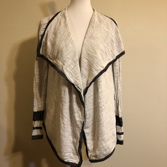 LOFT Sweaters - Ann Taylor LOFT Size XS Open Front Grey Sweater